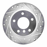 R1 Concepts 1991-1999 BMW 323is Rear Right Drilled & Slotted Silver Brake Rotor by R1 Concepts 631-31028R