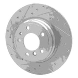 R1 Concepts 1991-2001 BMW 840ci Rear Left Drilled & Slotted Silver Brake Rotor by R1 Concepts 631-31030L