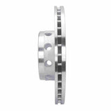 R1 Concepts 1991-1993 BMW M5 Front Right Drilled & Slotted Silver Brake Rotor by R1 Concepts 631-31031R