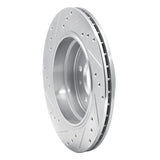 R1 Concepts 1991-1995 BMW 540i Rear Right Drilled & Slotted Silver Brake Rotor by R1 Concepts 631-31032R