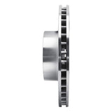 R1 Concepts 1993-1997 BMW 850csi Front Left Drilled & Slotted Silver Brake Rotor by R1 Concepts 631-31033L