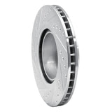 R1 Concepts 1993-1997 BMW 850csi Front Right Drilled & Slotted Silver Brake Rotor by R1 Concepts 631-31033R