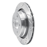 R1 Concepts 1995-2002 BMW Z3 Right Rear Drilled & Slotted Silver Brake Rotor by R1 Concepts 631-31035D