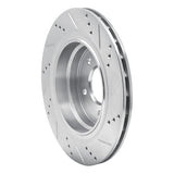 R1 Concepts 1995-2002 BMW Z3 Right Rear Drilled & Slotted Silver Brake Rotor by R1 Concepts 631-31035D