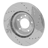 R1 Concepts 1995-2002 BMW M3 Right Front Drilled & Slotted Silver Brake Rotor by R1 Concepts 631-31037D
