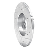 R1 Concepts 1995-1998 BMW 318ti Front Left Drilled & Slotted Silver Brake Rotor by R1 Concepts 631-31038L