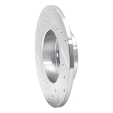 R1 Concepts 1995-1998 BMW 318ti Front Right Drilled & Slotted Silver Brake Rotor by R1 Concepts 631-31038R