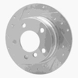 R1 Concepts 1995-1999 BMW 318ti Rear Left Drilled & Slotted Silver Brake Rotor by R1 Concepts 631-31039L
