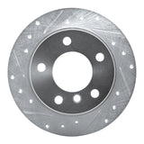 R1 Concepts 1995-1999 BMW 318ti Rear Left Drilled & Slotted Silver Brake Rotor by R1 Concepts 631-31039L