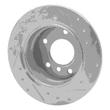 R1 Concepts 1995-1999 BMW 318ti Rear Left Drilled & Slotted Silver Brake Rotor by R1 Concepts 631-31039L