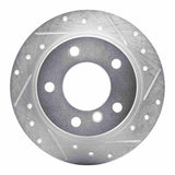 R1 Concepts 1995-1999 BMW 318ti Rear Right Drilled & Slotted Silver Brake Rotor by R1 Concepts 631-31039R