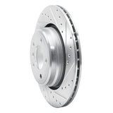 R1 Concepts 1995-2003 BMW Z8 Rear Right Drilled & Slotted Silver Brake Rotor by R1 Concepts 631-31041R