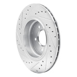 R1 Concepts 1995-2003 BMW Z8 Rear Right Drilled & Slotted Silver Brake Rotor by R1 Concepts 631-31041R