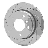R1 Concepts 1996-2005 BMW 323i Rear Left Drilled & Slotted Silver Brake Rotor by R1 Concepts 631-31042L