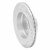 R1 Concepts 1996-2005 BMW 328i Rear Right Drilled & Slotted Silver Brake Rotor by R1 Concepts 631-31042R