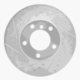 R1 Concepts 1996-2003 BMW 525i (USA/Canada) Front Left Drilled & Slotted Silver Brake Rotor by R1 Concepts 631-31043L