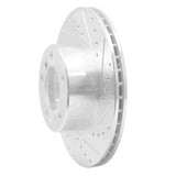 R1 Concepts 1996-2003 BMW 525i (USA/Canada) Front Right Drilled & Slotted Silver Brake Rotor by R1 Concepts 631-31043R