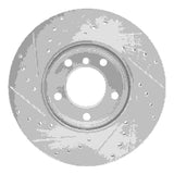 R1 Concepts 1996-2003 BMW 525i (USA/Canada) Front Right Drilled & Slotted Silver Brake Rotor by R1 Concepts 631-31043R