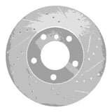 R1 Concepts 1996-2003 BMW 525i (USA/Canada) Front Right Drilled & Slotted Silver Brake Rotor by R1 Concepts 631-31043R