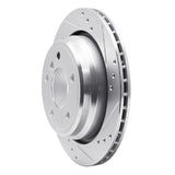 R1 Concepts 1996-2003 BMW 530i Rear Right Drilled & Slotted Silver Brake Rotor by R1 Concepts 631-31044R