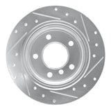 R1 Concepts 1996-2002 BMW Z3 Rear Left Drilled & Slotted Silver Brake Rotor by R1 Concepts 631-31045L