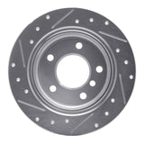 R1 Concepts 1996-2002 BMW Z3 Rear Right Drilled & Slotted Silver Brake Rotor by R1 Concepts 631-31045R
