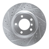 R1 Concepts 2001-2008 BMW Z4 Front Left Drilled & Slotted Silver Brake Rotor by R1 Concepts 631-31048L