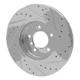 R1 Concepts 2001-2008 BMW Z4 Front Left Drilled & Slotted Silver Brake Rotor by R1 Concepts 631-31048L