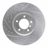 R1 Concepts 2001-2008 BMW 330xi Front Right Drilled & Slotted Silver Brake Rotor by R1 Concepts 631-31048R