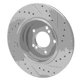 R1 Concepts 2000-2006 BMW M5 Rear Left Drilled & Slotted Silver Brake Rotor by R1 Concepts 631-31050L