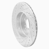 R1 Concepts 2000-2006 BMW M3 Rear Right Drilled & Slotted Silver Brake Rotor by R1 Concepts 631-31050R