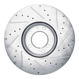 R1 Concepts 2000-2003 BMW 530i Front Left Drilled & Slotted Silver Brake Rotor by R1 Concepts 631-31051L