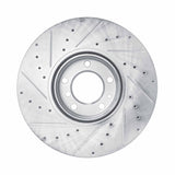 R1 Concepts 2000-2003 BMW 530i Front Right Drilled & Slotted Silver Brake Rotor by R1 Concepts 631-31051R
