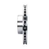 R1 Concepts 2000-2003 BMW 530i Front Right Drilled & Slotted Silver Brake Rotor by R1 Concepts 631-31051R