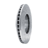 R1 Concepts 2000-2003 BMW 530i Front Right Drilled & Slotted Silver Brake Rotor by R1 Concepts 631-31051R