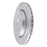 R1 Concepts 2001-2006 BMW 330Ci Rear Left Drilled & Slotted Silver Brake Rotor by R1 Concepts 631-31053L