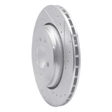 R1 Concepts 2001-2006 BMW 330xi Rear Right Drilled & Slotted Silver Brake Rotor by R1 Concepts 631-31053R