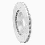 R1 Concepts 2001-2006 BMW M3 Left Front Drilled & Slotted Silver Brake Rotor by R1 Concepts 631-31054D