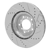 R1 Concepts 2001-2006 BMW M3 Right Front Drilled & Slotted Silver Brake Rotor by R1 Concepts 631-31055D