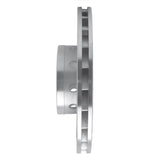 R1 Concepts 2000-2003 BMW M5 Left Front Drilled & Slotted Silver Brake Rotor by R1 Concepts 631-31056D