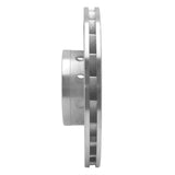 R1 Concepts 2000-2003 BMW M5 Right Front Drilled & Slotted Silver Brake Rotor by R1 Concepts 631-31057D