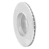 Dynamic Friction 2002-2005 BMW 760i Rear Right Drilled & Slotted Silver Brake Rotor by Dynamic Friction Company 631-31059R
