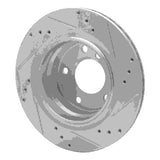 Dynamic Friction 2003-2008 BMW Z4 Rear Left Drilled & Slotted Silver Brake Rotor by Dynamic Friction Company 631-31061L