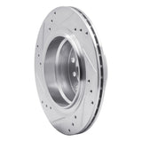Dynamic Friction 2003-2008 BMW Z4 Rear Right Drilled & Slotted Silver Brake Rotor by Dynamic Friction Company 631-31061R