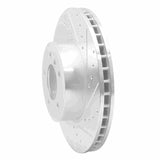 Dynamic Friction 2004-2010 BMW 535i xDrive Front Right Drilled & Slotted Silver Brake Rotor by Dynamic Friction Company 631-31062R