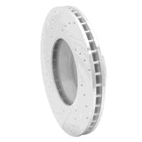 Dynamic Friction 2004-2010 BMW 535i xDrive Front Right Drilled & Slotted Silver Brake Rotor by Dynamic Friction Company 631-31062R