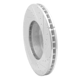 Dynamic Friction 2004-2010 BMW 550i Front Left Drilled & Slotted Silver Brake Rotor by Dynamic Friction Company 631-31063L