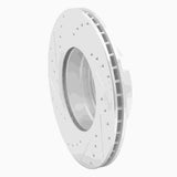 Dynamic Friction 2004-2010 BMW 525i (USA/Canada) Front Right Drilled & Slotted Silver Brake Rotor by Dynamic Friction Company 631-31065R