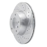 Dynamic Friction 2006-2013 BMW 325i (USA/Canada) Front Right Drilled & Slotted Silver Brake Rotor by Dynamic Friction Company 631-31067R