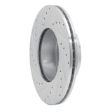 Dynamic Friction 2006-2013 BMW 325i (USA/Canada) Front Right Drilled & Slotted Silver Brake Rotor by Dynamic Friction Company 631-31067R